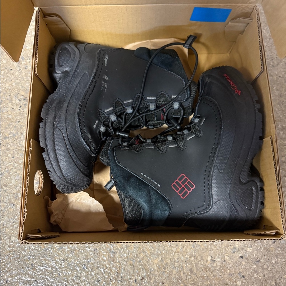 Columbia Kids Black Boots